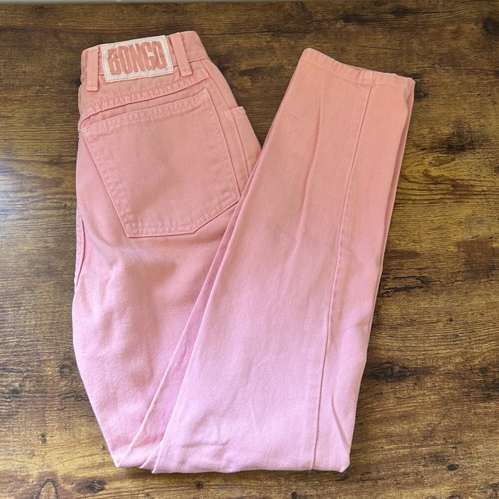 Vintage 90’s BONGO Light Pink High Waisted Cotton Mom-Jeans - Picture 12 of 12